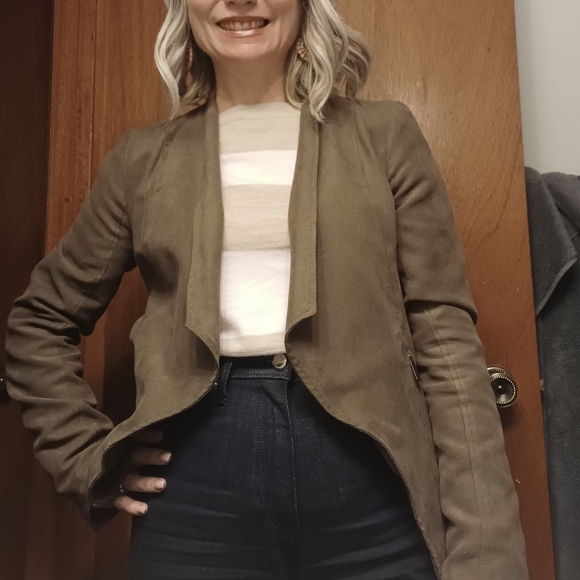 Dynamite Faux Suede Blazer - Picture 2 of 2